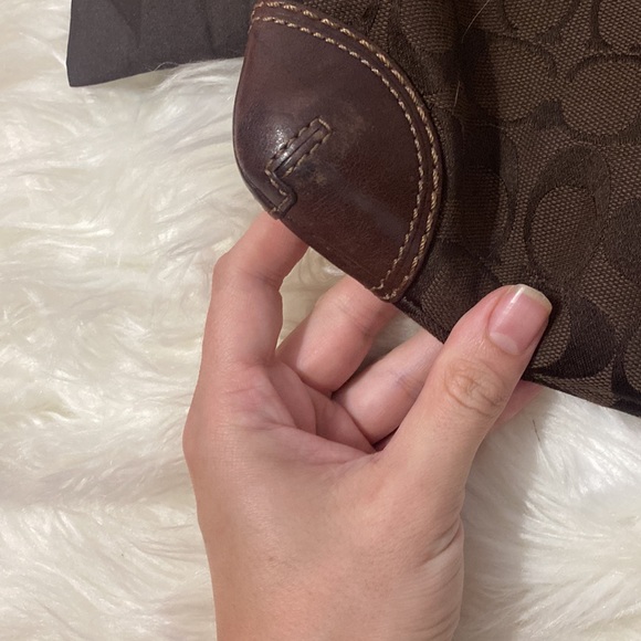 Coach brown bag with satchel authentic - Picture 3 of 6